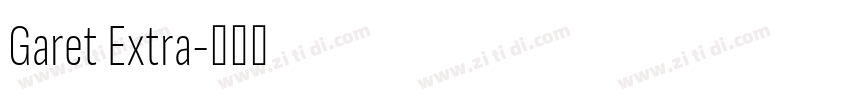 Garet Extra字体转换